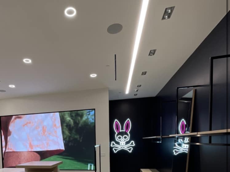 Finished retail showroom